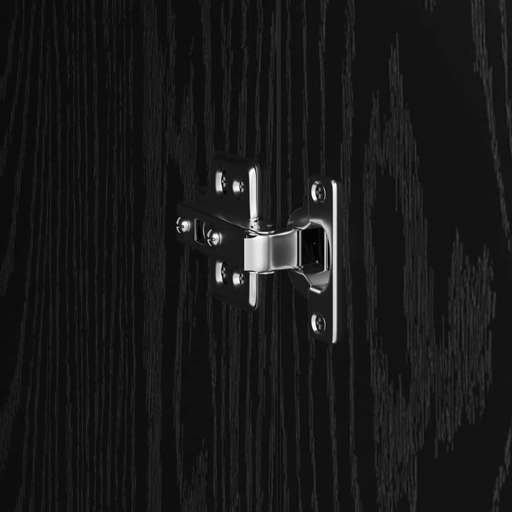 Bord Sort eg 133,5 x 50 x 124 cm 2 stk.