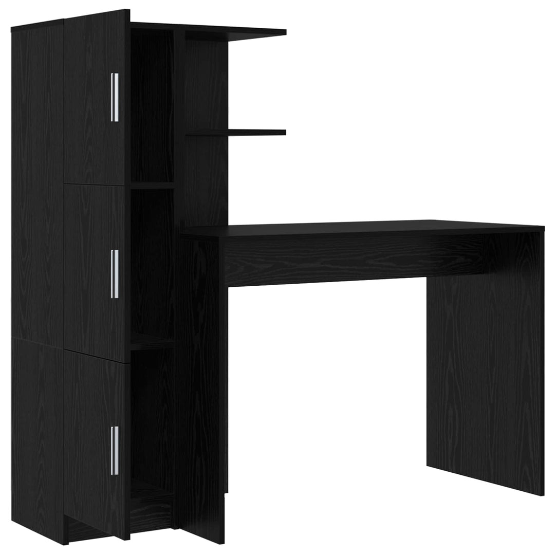 Bord Sort eg 133,5 x 50 x 124 cm 2 stk.