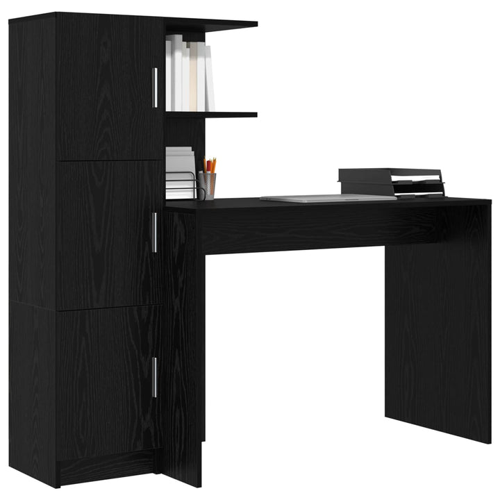 Bord Sort eg 133,5 x 50 x 124 cm 2 stk.