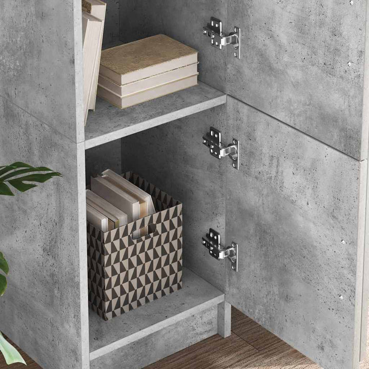 Bord 2 pcs Beton Grå
