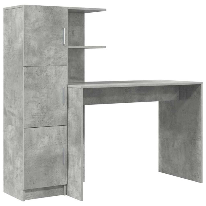 Bord 2 pcs Beton Grå