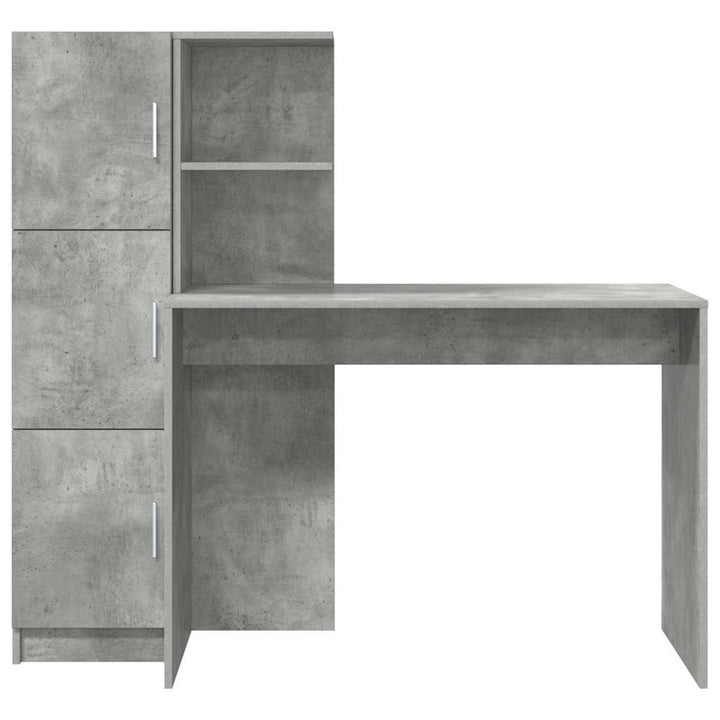 Bord 2 pcs Beton Grå