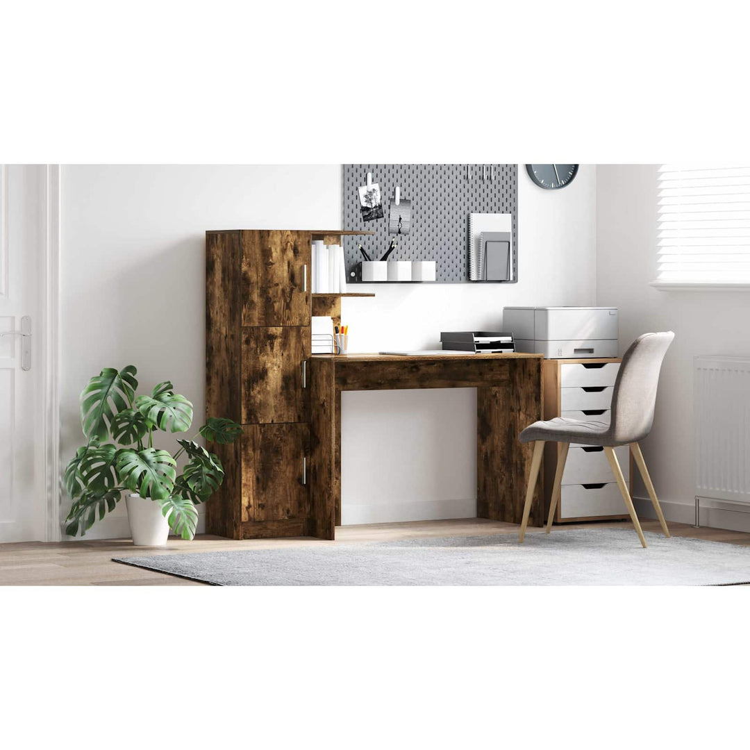 Bord 2 pcs Røget eg