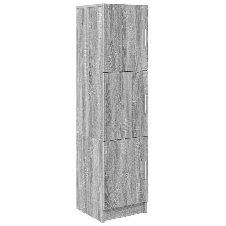 Bord 2 pcs Grå Sonoma