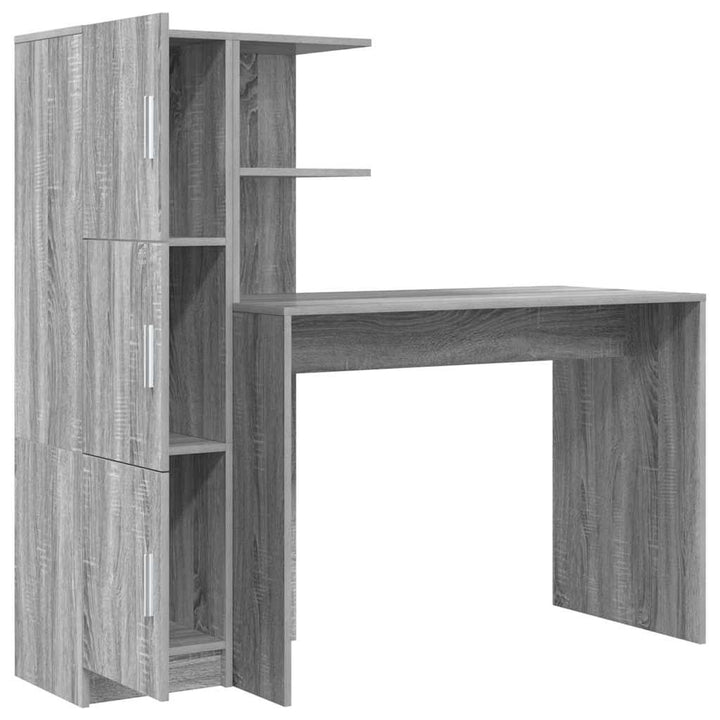 Bord 2 pcs Grå Sonoma