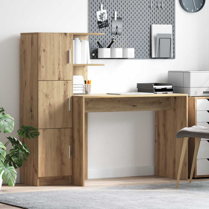 Bord Artisan Egetræ 133,5 x 50 x 124 cm 2 stk.