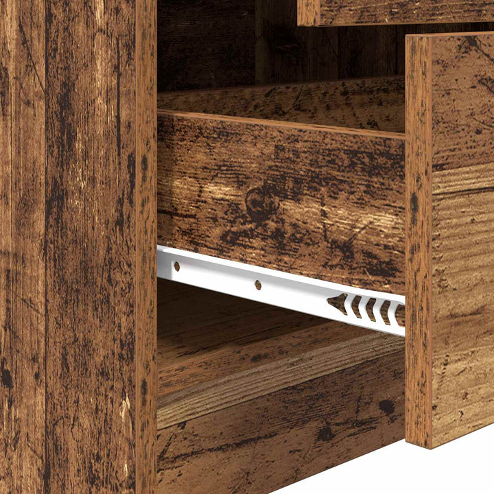 Bord Gammelt træ 105,5 x 34 x 127 cm 2 stk.