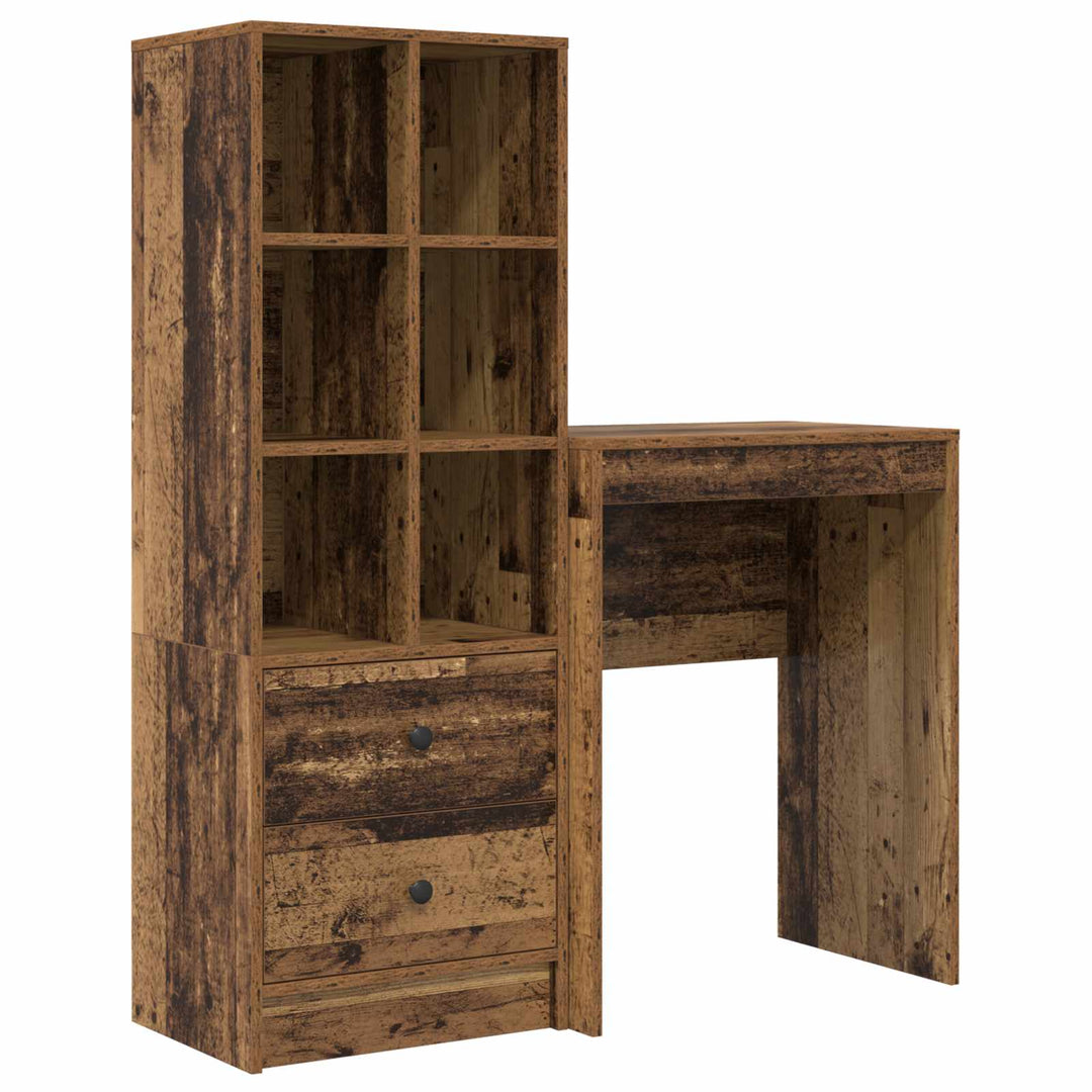 Bord Gammelt træ 105,5 x 34 x 127 cm 2 stk.