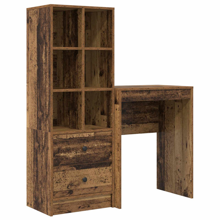 Bord Gammelt træ 105,5 x 34 x 127 cm 2 stk.