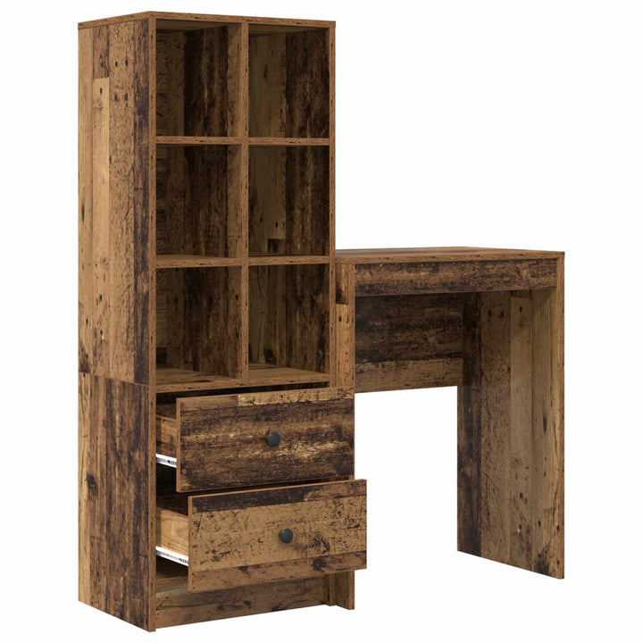 Bord Gammelt træ 105,5 x 34 x 127 cm 2 stk.