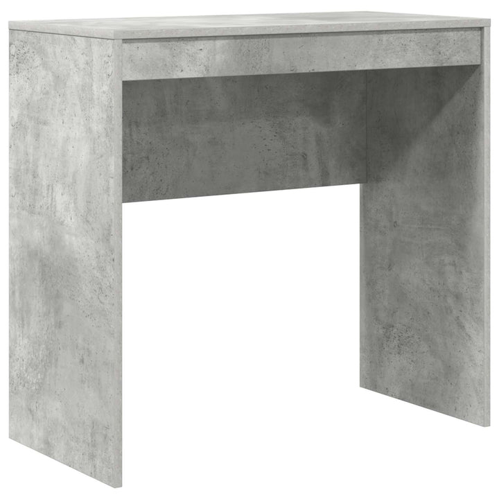 Bord med skuffe med hylde med opbevaring 2 pcs Beton Grå