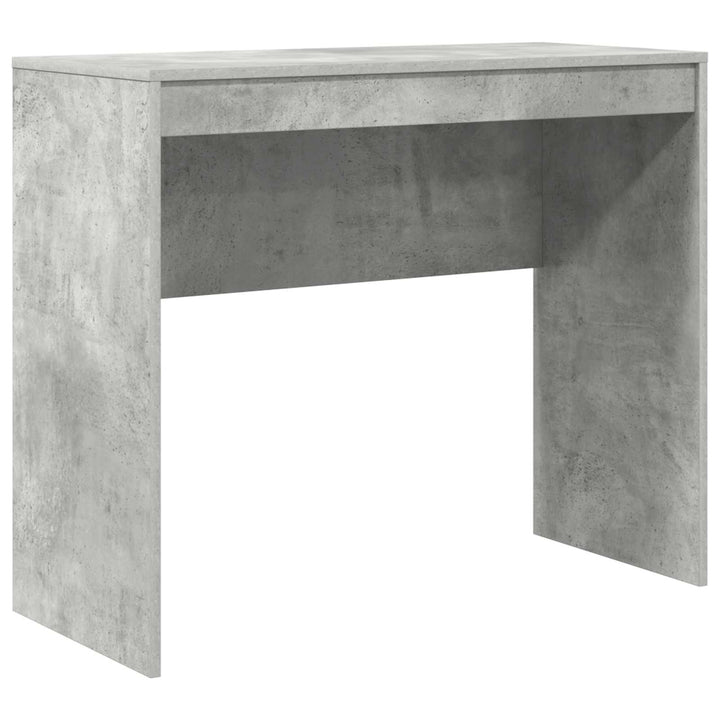 Bord med skuffe med hylde med opbevaring 2 pcs Beton Grå