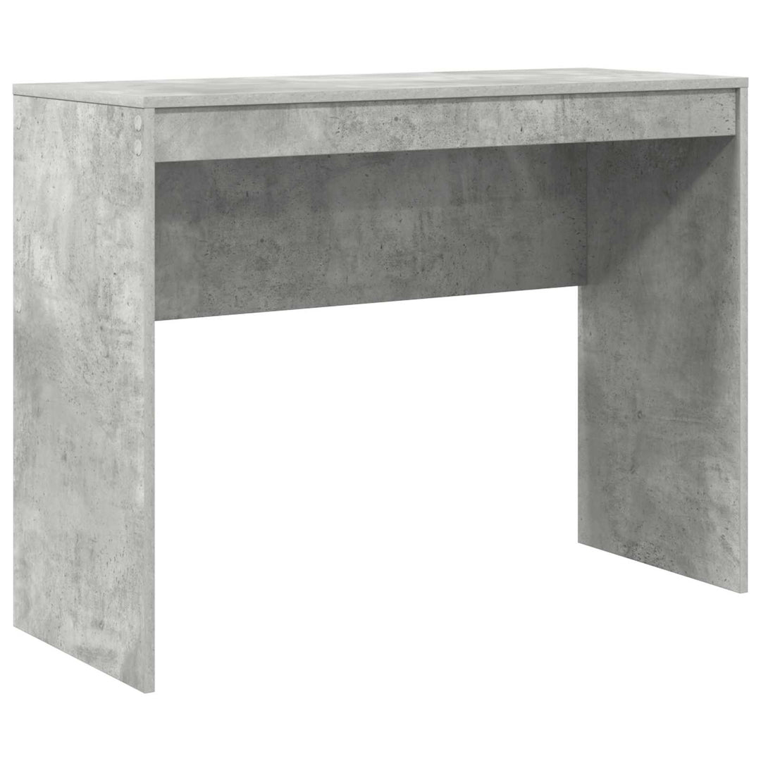Bord med skuffe med hylde med opbevaring 2 pcs Beton Grå