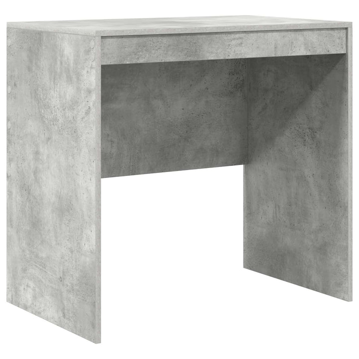 Bord med skuffe med hylde med opbevaring 2 pcs Beton Grå