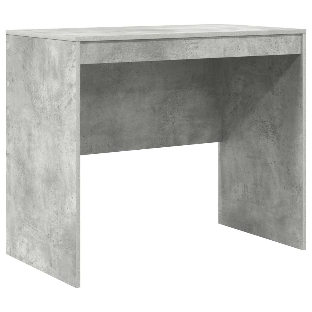 Bord med skuffe med hylde med opbevaring 2 pcs Beton Grå