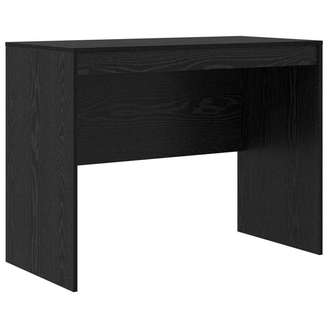 Bord med skuffe 2 pcs Sort eg