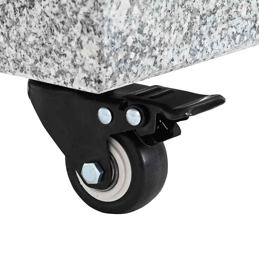 Parasolfod 30 kg Grå Granit Firkantet
