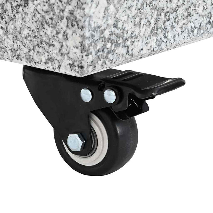 Parasolfod 30 kg Grå Granit Firkantet