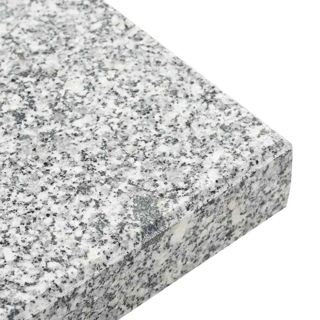 Parasolfod 30 kg Grå Granit Firkantet