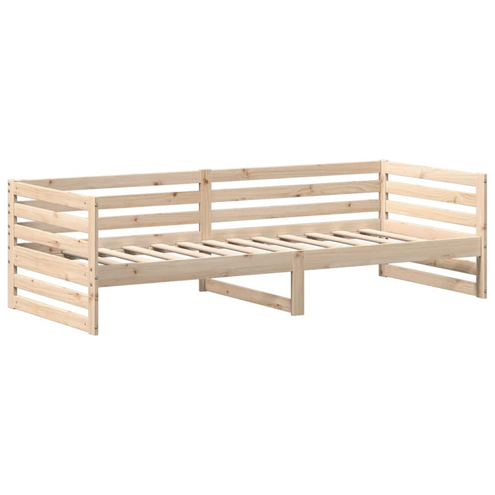 dagseng uden madras 80x200 cm massivt træ fyrretræ