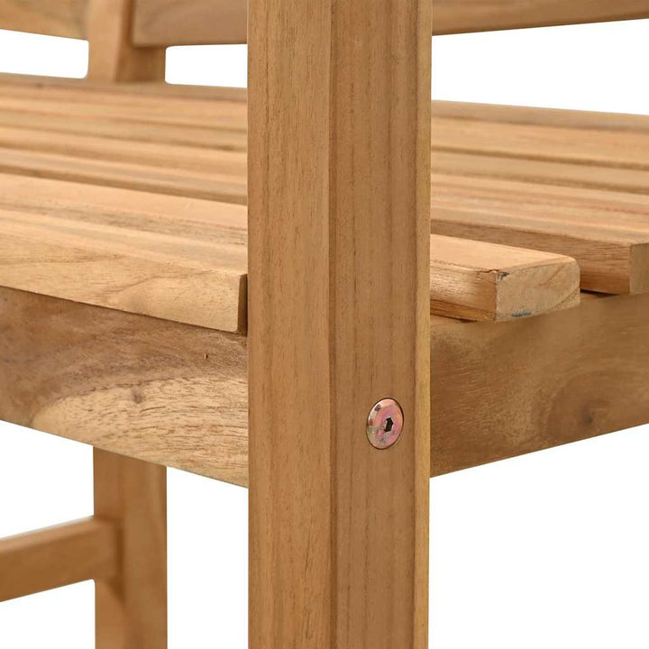bænk Brun 120 x 53,5 x 85 cm Massivt teaktræ