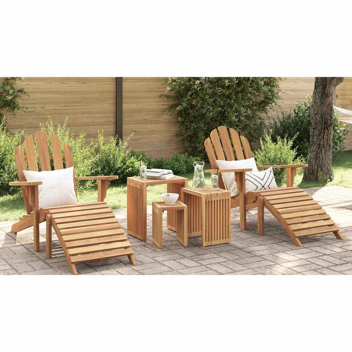 Have Side Bord 3 pcs Brun 33 x 44,5 x 51 cm Massiv Teaktræ