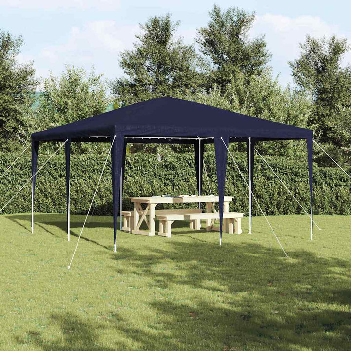 Party Tent Blå 400 x 400 x 266 cm Polyethylen og stål