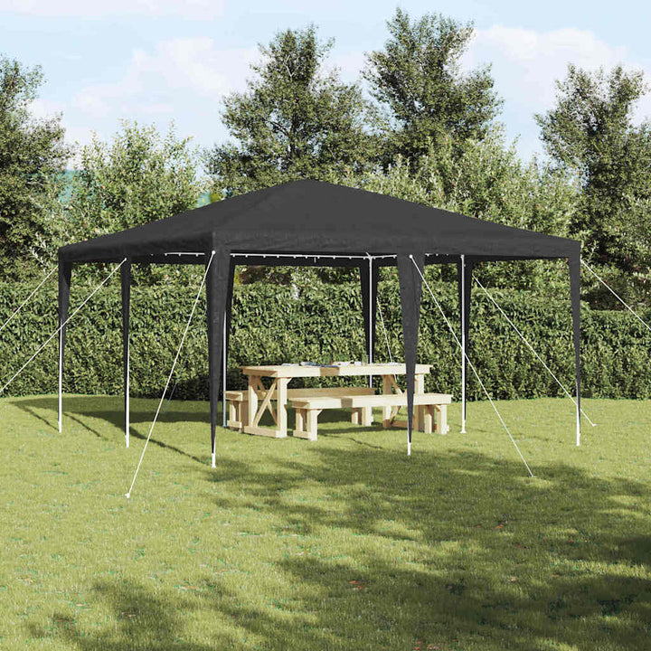 Party Tent Antracit 400 x 400 x 266 cm Polyethylen og stål