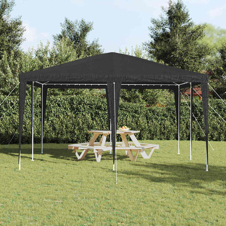 Party Tent Antracit 400 x 400 x 266 cm Polyethylen og stål