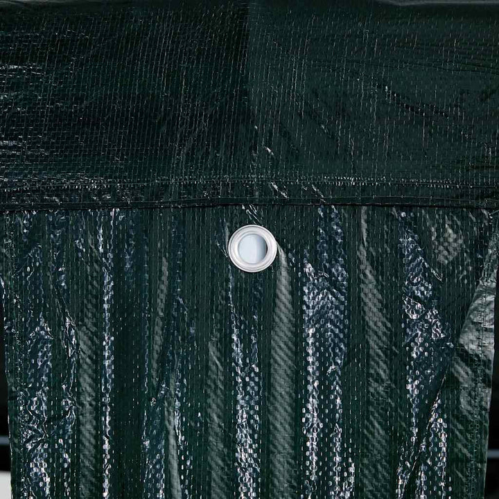 Party Tent Grøn 400 x 400 x 266 cm Polyethylen og stål