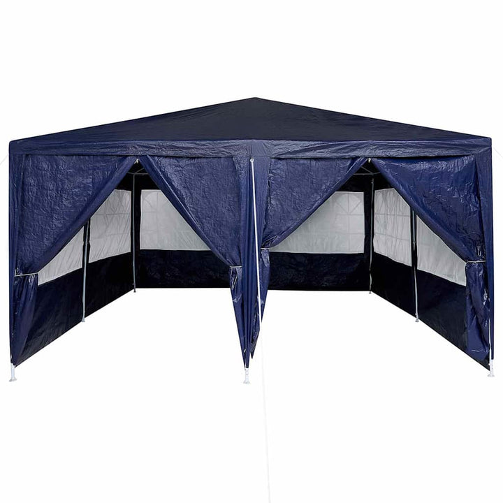Party Tent Blå 400 x 400 x 266 cm Polyethylen