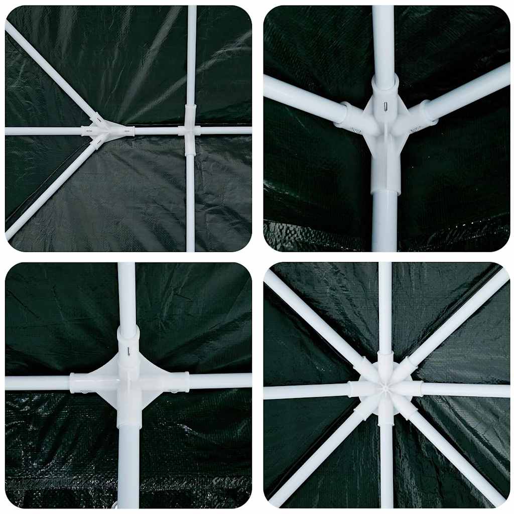 Party Tent Grøn 400 x 400 x 266 cm Polyethylen