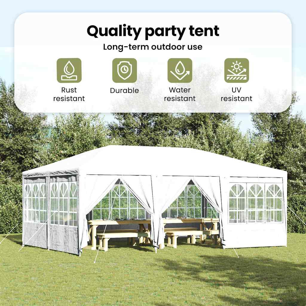 Party Tent Hvid 600 x 400 x 266 cm Polyethylen