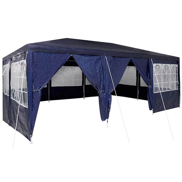 Party Tent Blå 600 x 400 x 266 cm Polyethylen