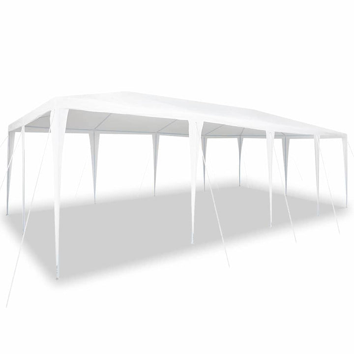 Party Tent Hvid 800 x 400 x 266 cm Polyethylen og stål