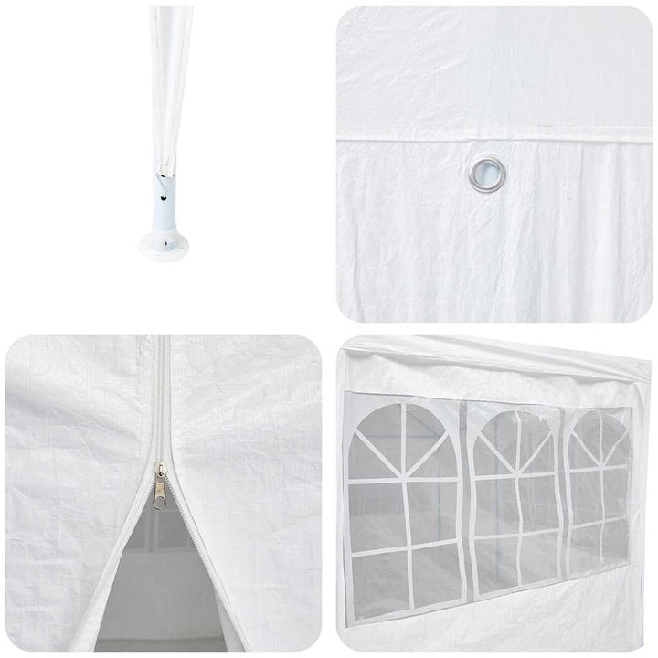 Party Tent Hvid 800 x 400 x 266 cm Polyethylen