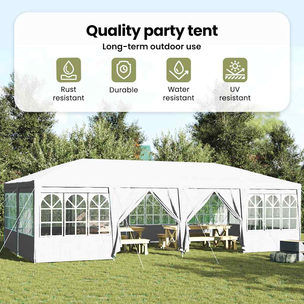 Party Tent Hvid 800 x 400 x 266 cm Polyethylen