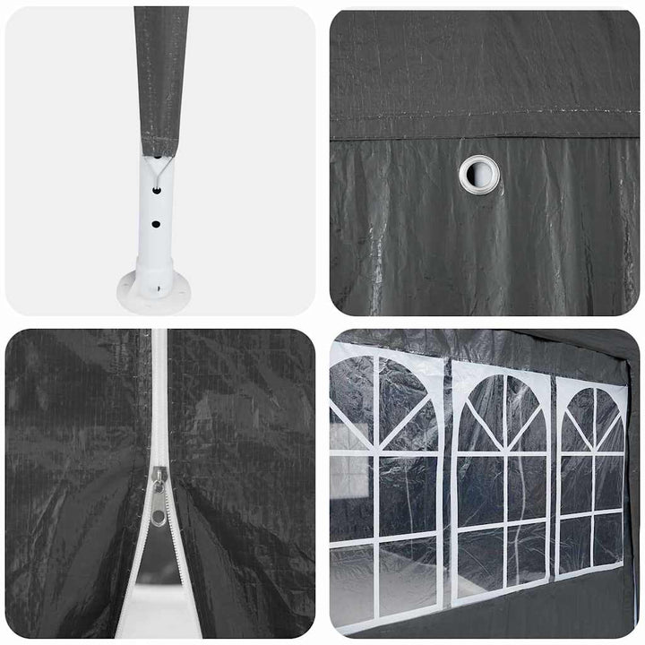 Party Tent Antracit 800 x 400 x 266 cm Polyethylen