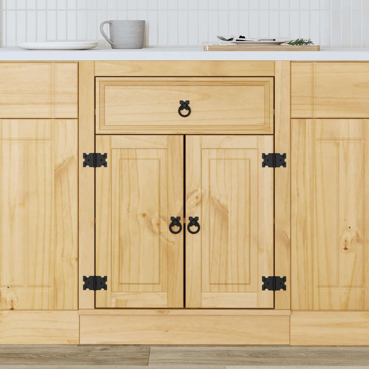 Kabinet SKI HonningBrun 60 x 46 x 81,5 cm Massiv fyrretræ