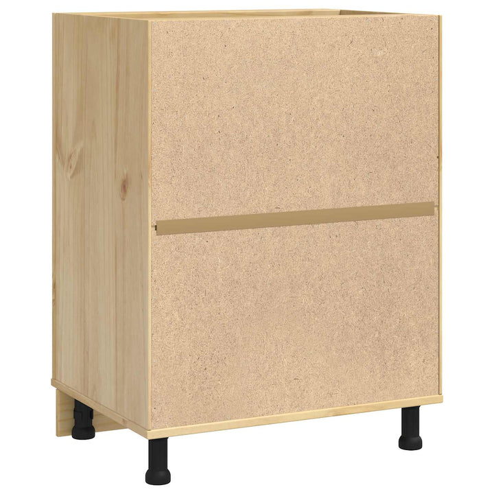 Kabinet SKI HonningBrun 60 x 46 x 81,5 cm Massiv fyrretræ