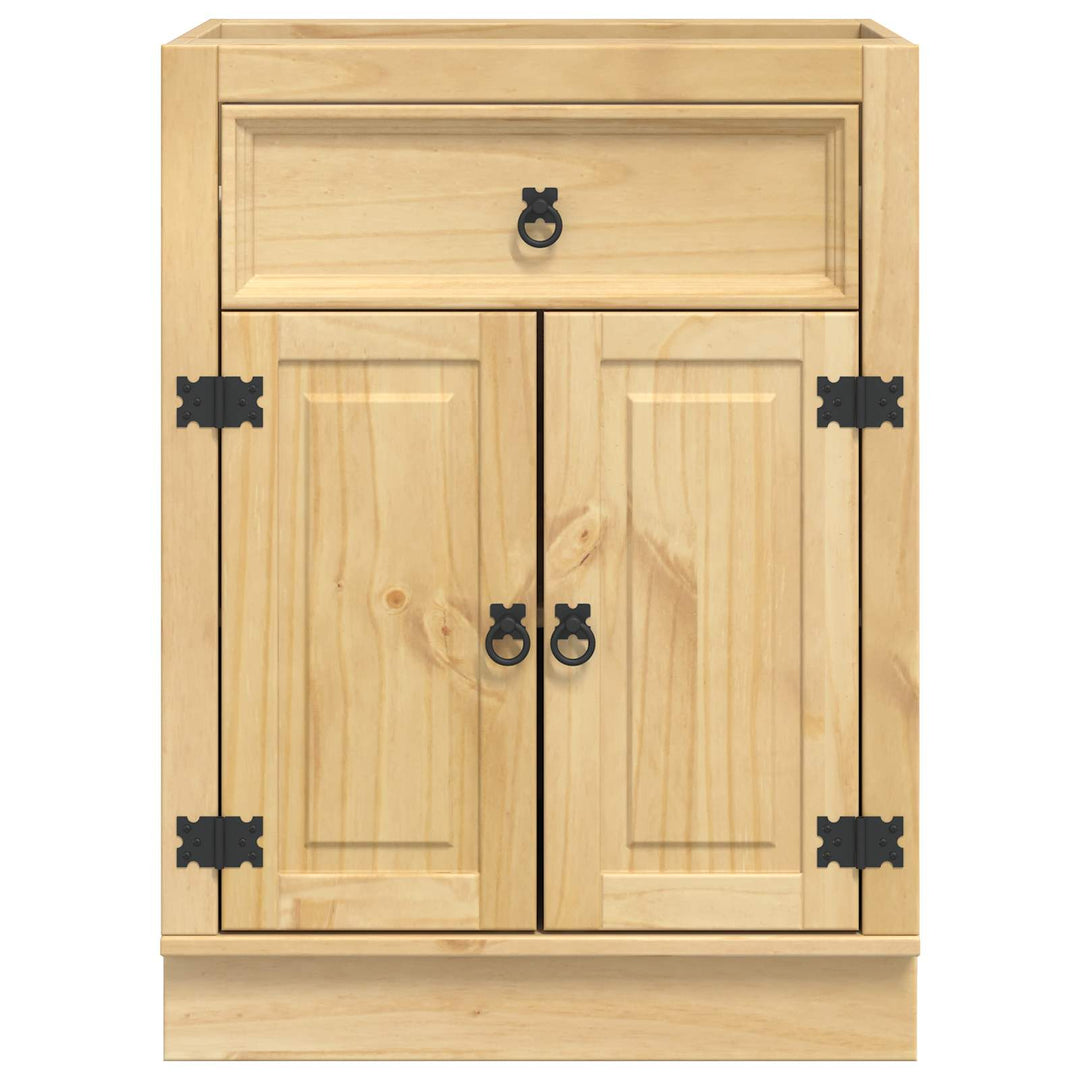 Kabinet SKI HonningBrun 60 x 46 x 81,5 cm Massiv fyrretræ