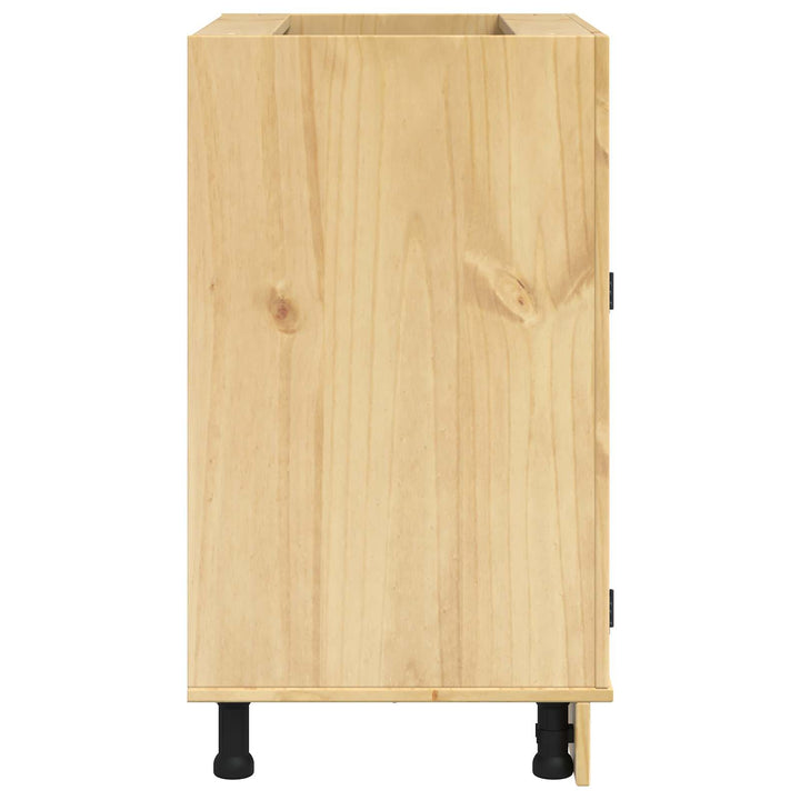 Kabinet SKI HonningBrun 60 x 46 x 81,5 cm Massiv fyrretræ