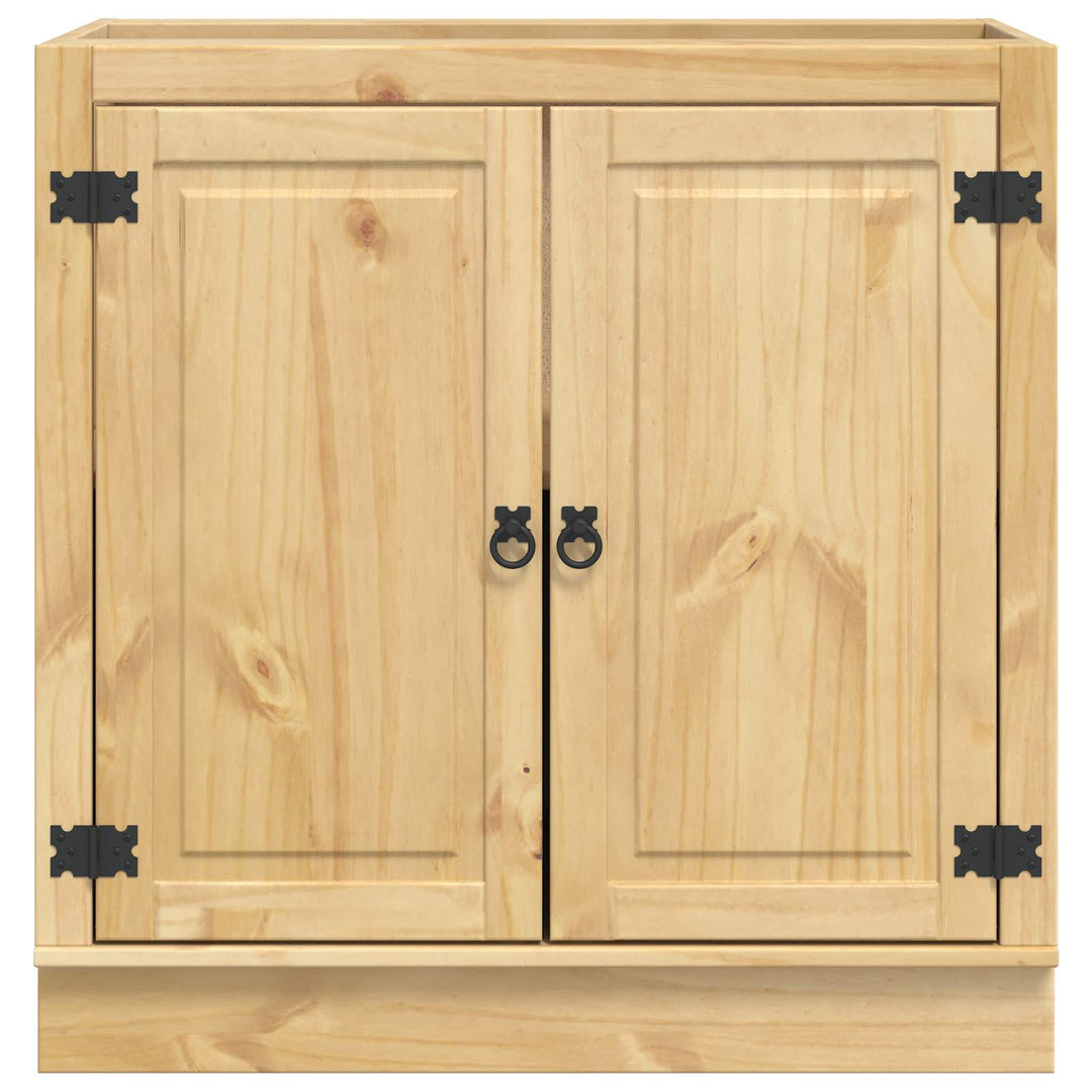Kabinet SKI HonningBrun 80 x 46 x 81,5 cm Massiv fyrretræ