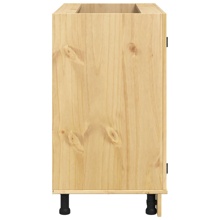 Kabinet SKI HonningBrun 80 x 46 x 81,5 cm Massiv fyrretræ