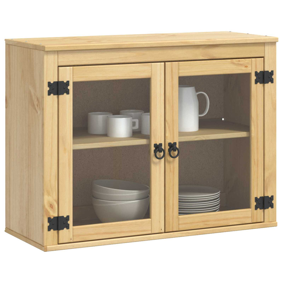 Kabinet SKI HonningBrun 80 x 32 x 60 cm Massiv fyrretræ