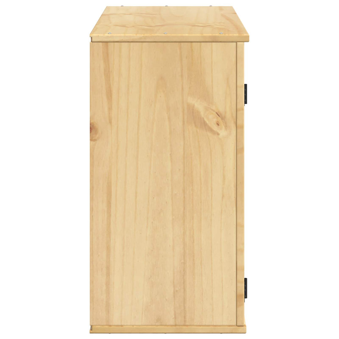 Kabinet SKI HonningBrun 80 x 32 x 60 cm Massiv fyrretræ