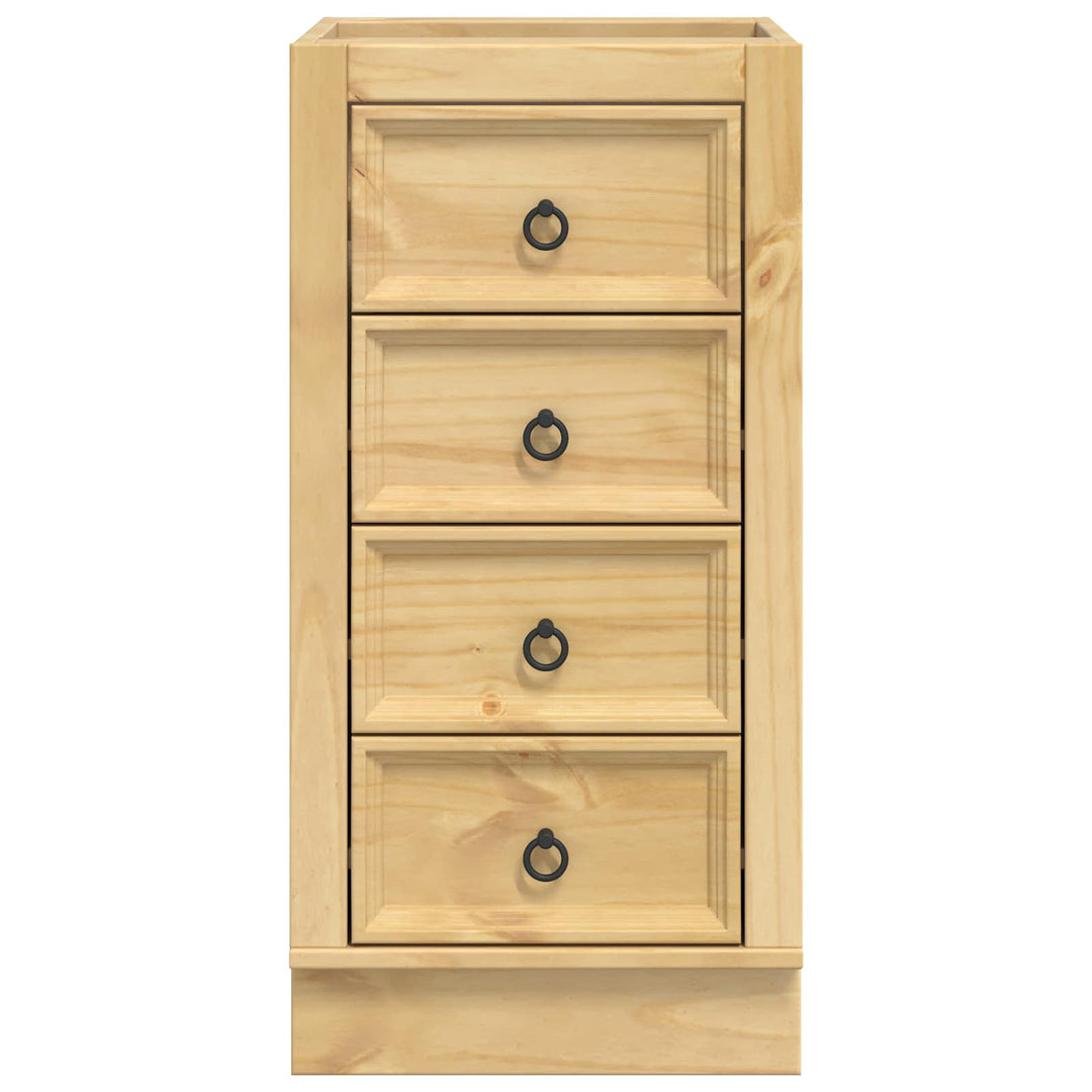 Kabinet SKI HonningBrun 40 x 46 x 81 cm Massiv fyrretræ
