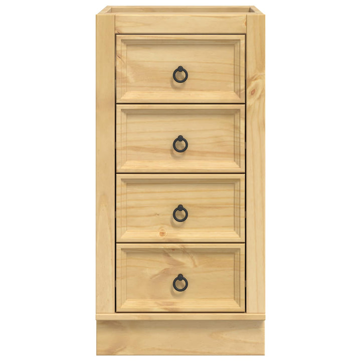 Kabinet SKI HonningBrun 40 x 46 x 81 cm Massiv fyrretræ