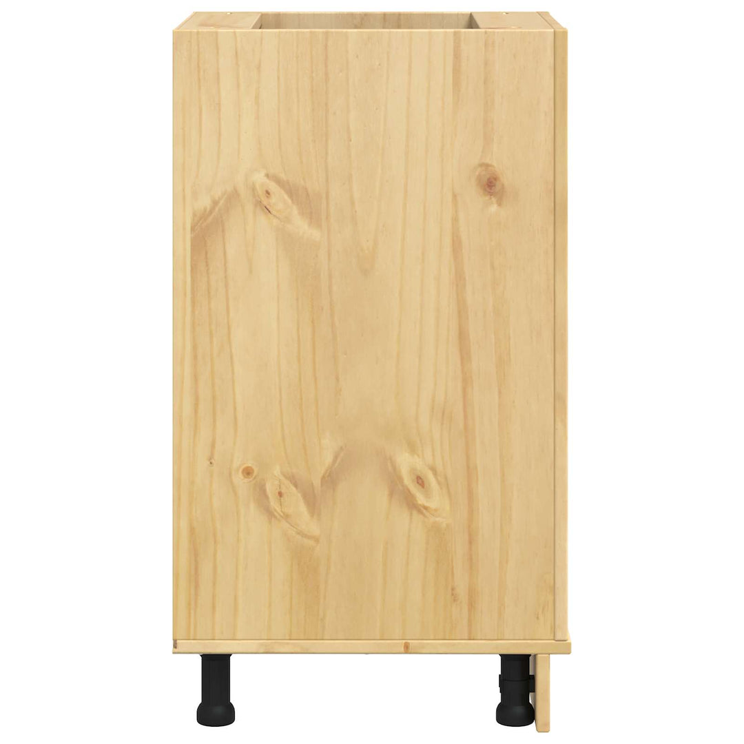 Kabinet SKI HonningBrun 40 x 46 x 81 cm Massiv fyrretræ