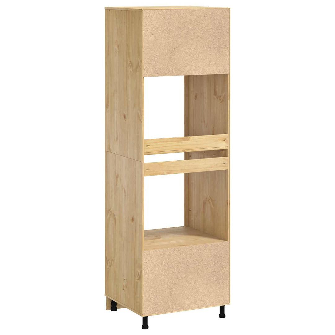 Kabinet SKI HonningBrun 66 x 58 x 207 cm Massiv fyrretræ